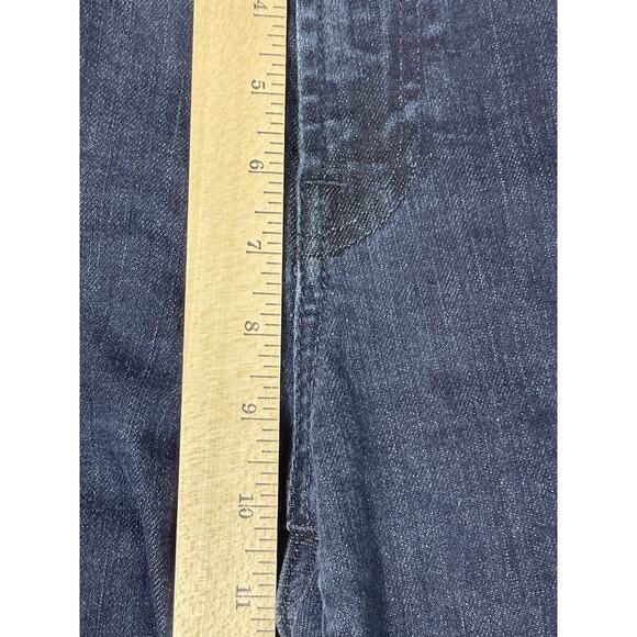 7 For All Mankind Jeans Mens 33 Blue The Straight Denim Casual Workwear Adult - Picture 5 of 14